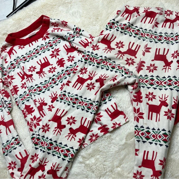 Hanna Andresson Kids Holiday Long John Pajama Set - Picture 5 of 10